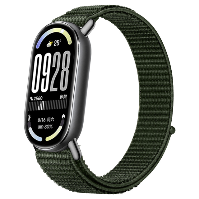 I000361 Nylon Loop Wavy Design Metal Connector For Watch Band 8 9 10