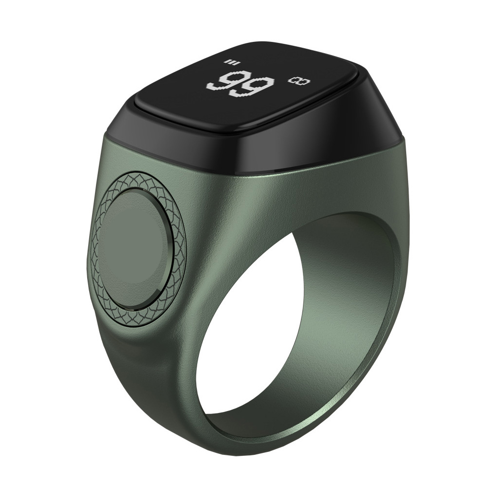 I000343 Iqibla Smart Zikr Ring Digital Tasbeeh Counter Electronic Tally