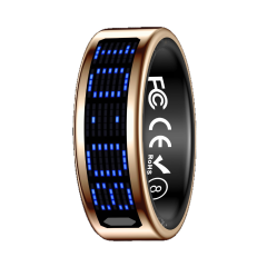 I000326 Smart Ring Heart Rate Fitness Waterproof Health For Android iOS