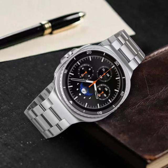 I000372 Samsung Watch Replacement Band Stainless Steel Material, Metal Bracelet Style, Watch Accessories Samsung Galaxy Watch 8/8 Classic