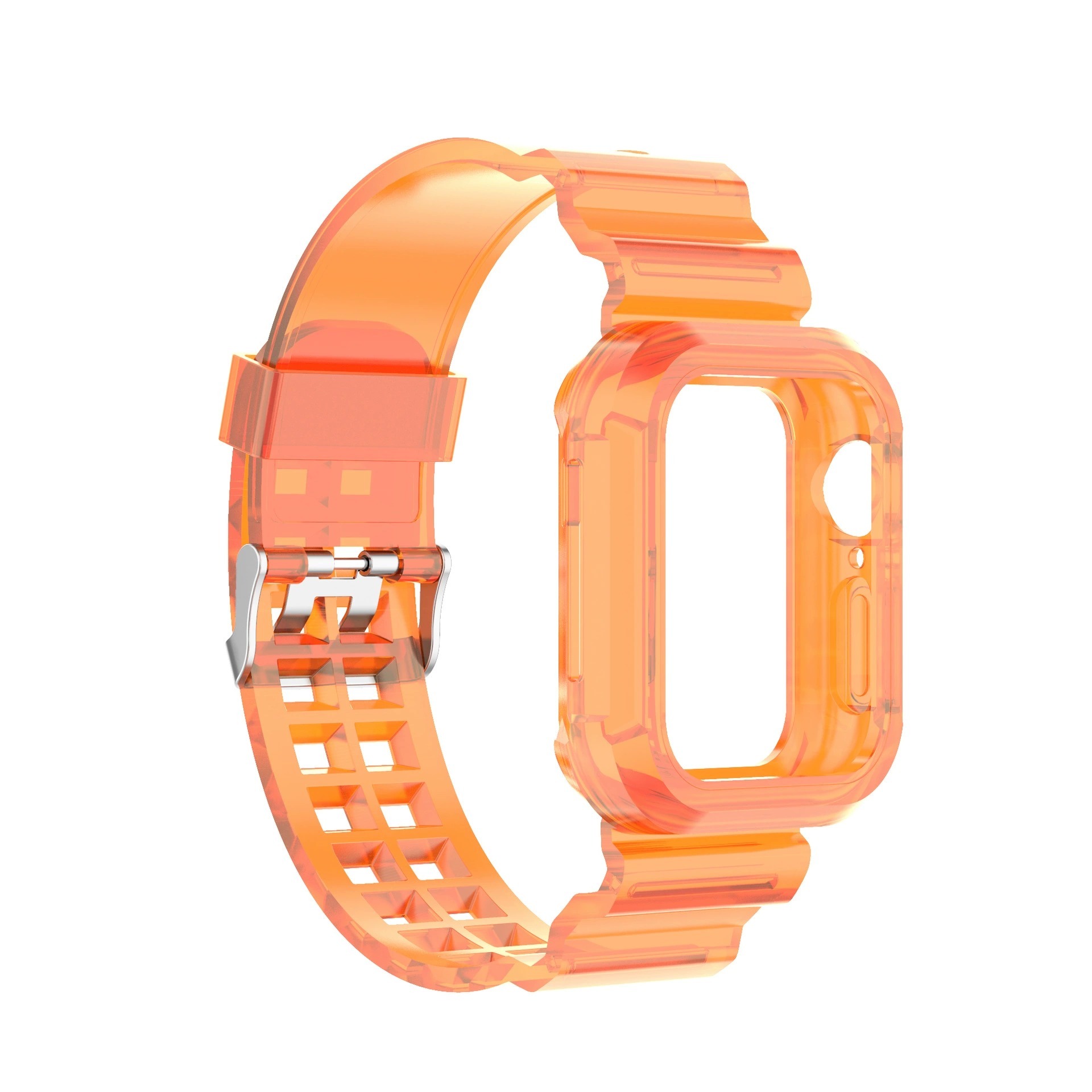 I000269 Watch Strap & Case Set Transparent TPU/Replacement Accessory For Watch 8 Ultra (40mm/42mm)