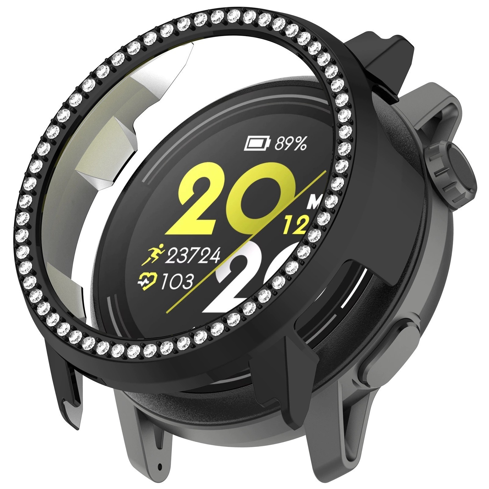 I000260 Watch Protective Shell Single Row Diamond/Hollow Design For PACE3/Pace Pro/PACE2 Smart Watch