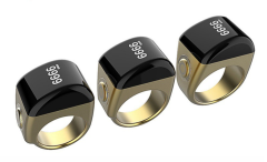 I000318 Smart Tasbih Ring Zikr Prayer Counter Azan Reminder Muslim Gift