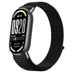 I000361 Nylon Loop Wavy Design Metal Connector For Watch Band 8 9 10