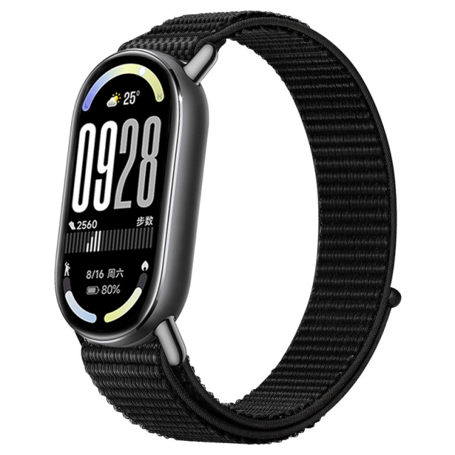 I000361 Nylon Loop Wavy Design Metal Connector For Watch Band 8 9 10