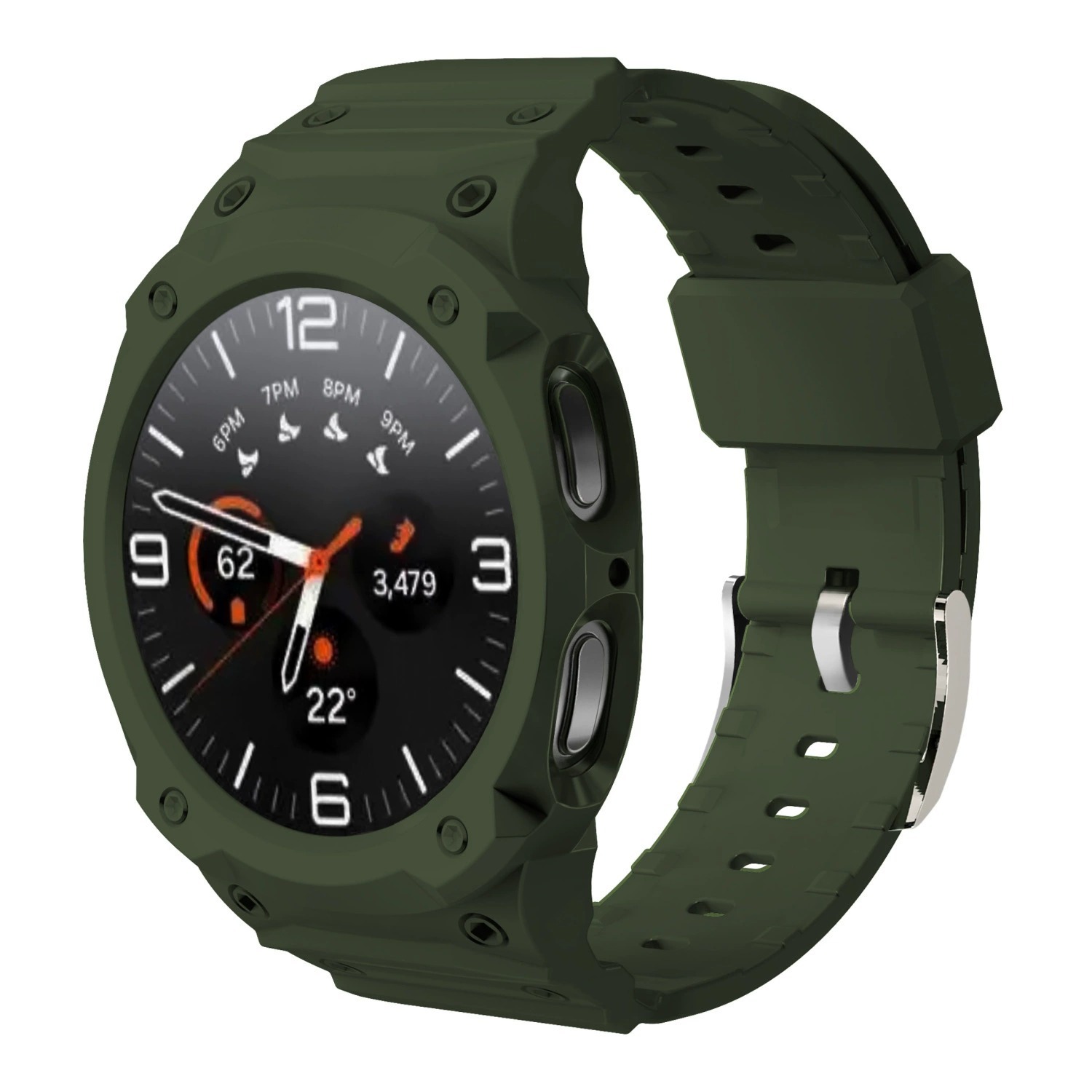 I000253 Watch Strap & Case Set TPU/2 in 1 All in One Design For Fashion Smart Watch 8 (40mm/44mm)