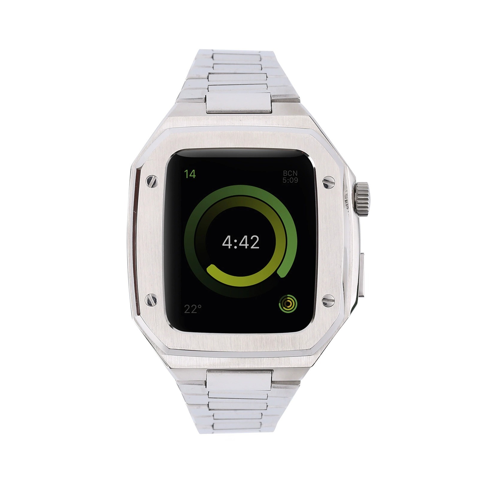 I000273 Watch Case Stainless Steel/Luxury Design For Smart Fashion Watch 9 (44mm/45mm)