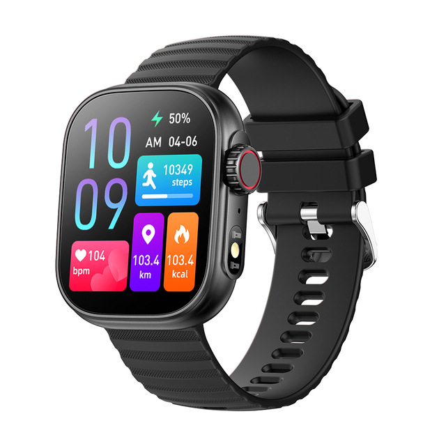 I000100 Smart Watch Touchable Waterproof BT Call Health Tracker Long Battery Life