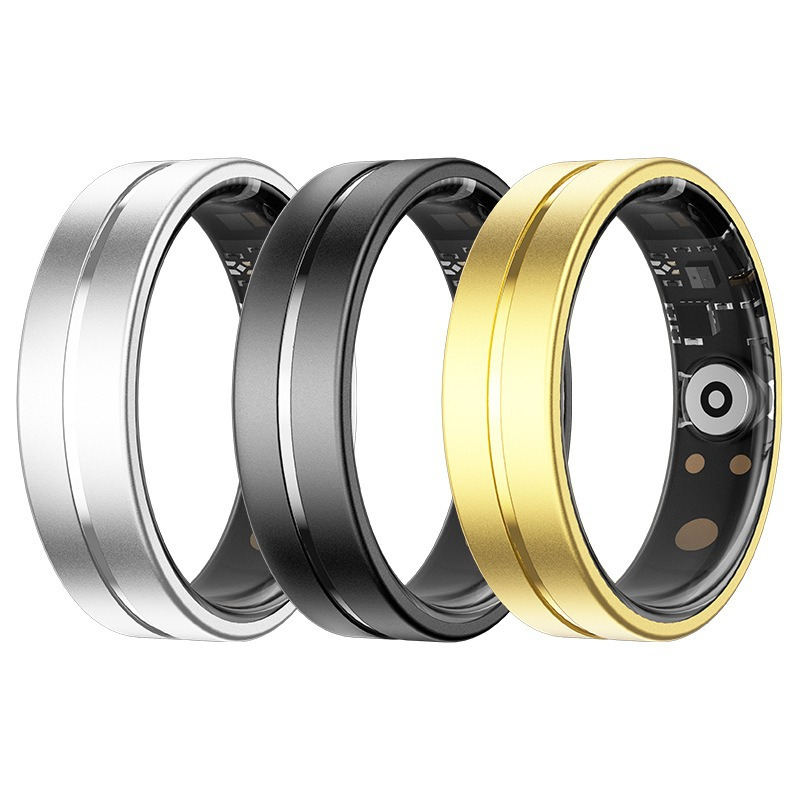 I000334 Smart Ring Health Monitor 5ATM IP68 Waterproof Fitness Tracker