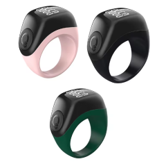 I000340 Tasbeeh Counter Ring App Control Azan Reminder Electronic Zikr Tally