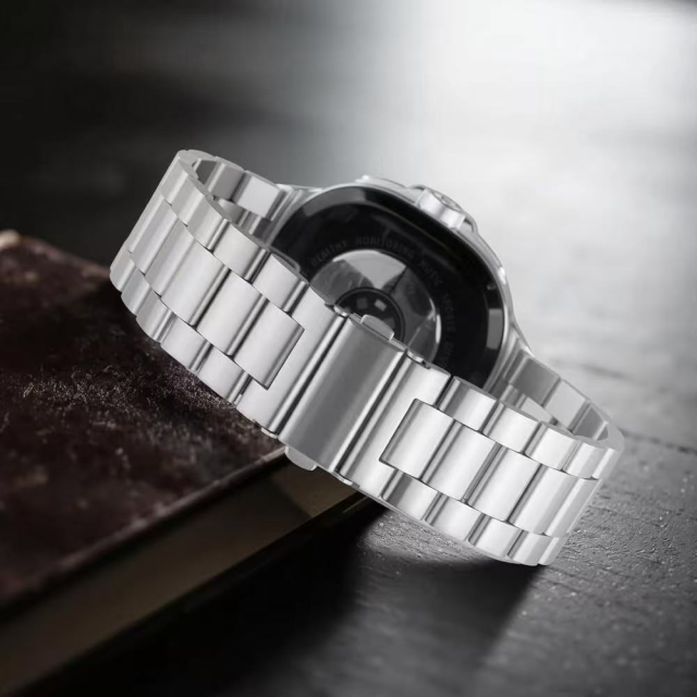 I000372 Samsung Watch Replacement Band Stainless Steel Material, Metal Bracelet Style, Watch Accessories Samsung Galaxy Watch 8/8 Classic