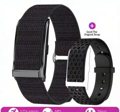 I000214 Smart Band Fitness Tracker Watch 1ATM Waterproof Heart Rate Monitor Nylon Strap Unisex