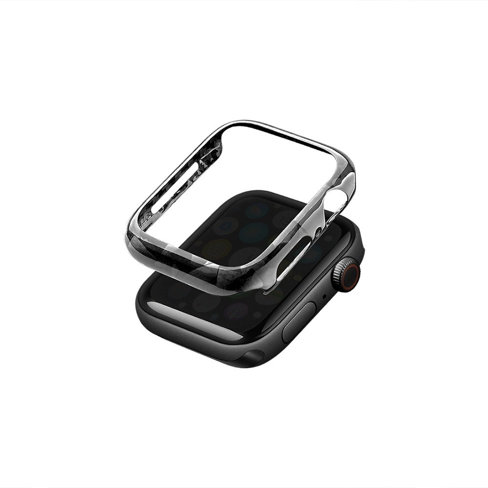 I000227 Smart Watch Case Super Lightweight Cover Real Aramid Carbon Fiber 42/46mm for Ultra 1/2