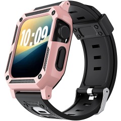I000238 Smart Watch Case Dual Shockproof Bumper Kit Luxury Protective Cover & Strap 38-49mm Multi-Size Fit