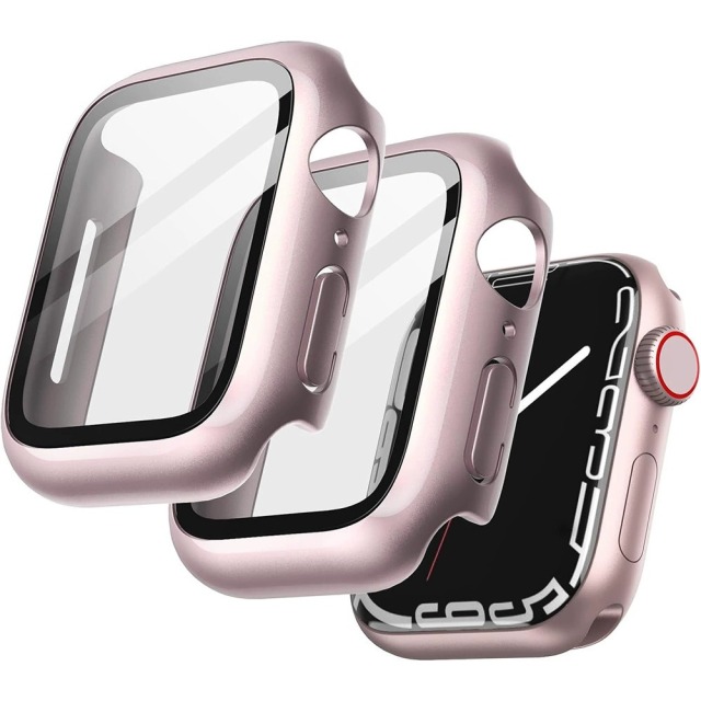 I000232 Smart Watch Case Waterproof Protective Cover Built-in Tempered Glass 40mm for SE/6/5/4