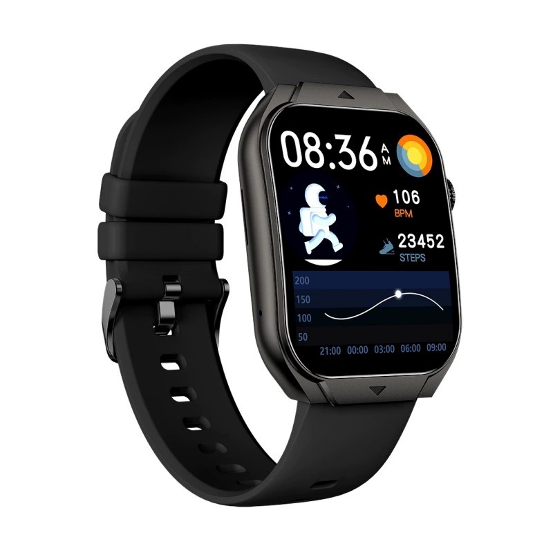 I000202 Smart Watch 1.96inch Curved Touch Screen Waterproof BT Calling