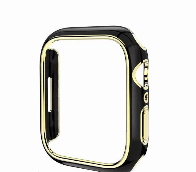 I000264 Watch Protective Case PC Glass Hard Frame Bumper Protection For Fashion Smart Watch 11/10/9/8 (49mm/46mm/42mm/41mm/45mm/40mm)