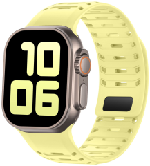 I000378 Apple Watch Band Magnetic Sport Strap Soft Silicone Breathable 42/44/45/46/49mm for S10