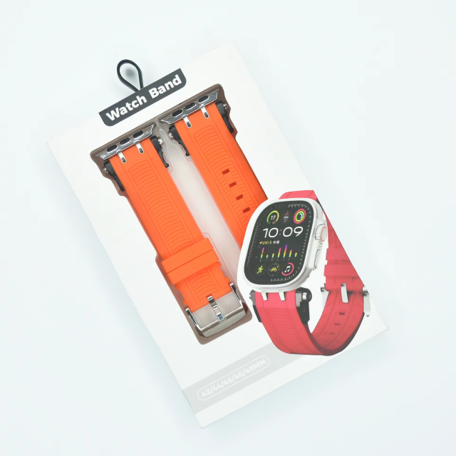 I000365 Apple Watch Replacement Strap Universal Sport Style, Silicone Material, Breathable, Rubber Texture Apple Watch Series 8/9/10 (38mm/46mm)