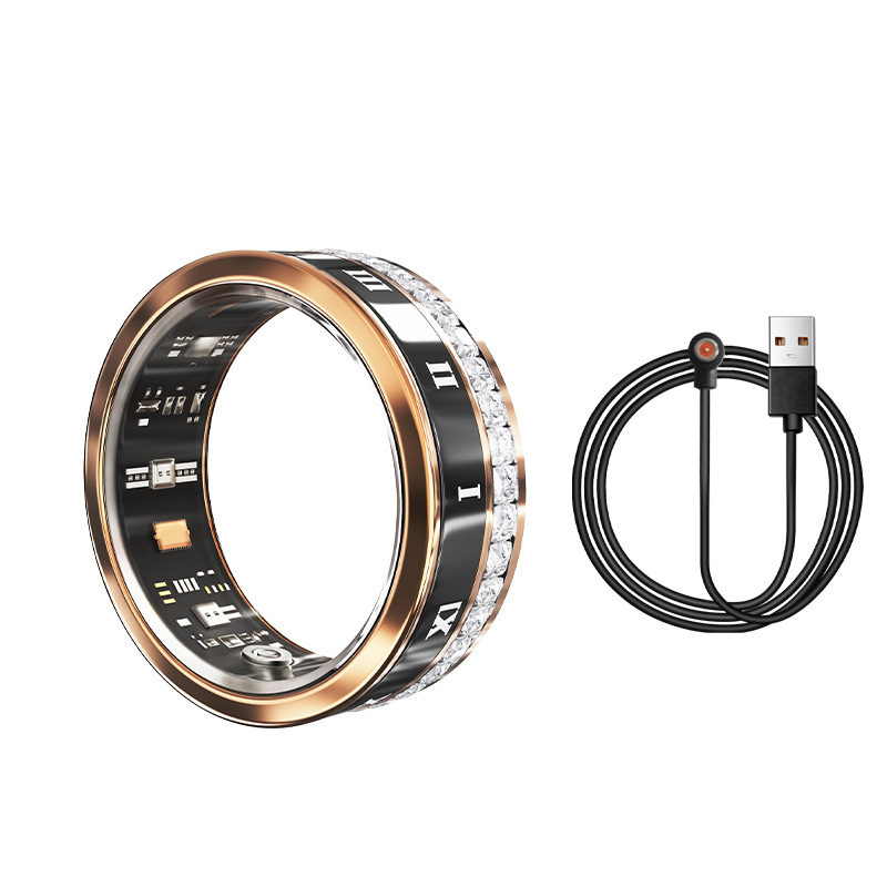 I000330 Smart Ring Health Stress Fitness Sleep Tracker App Control