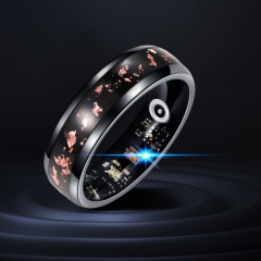 I000351 Smart Ring IP68 Waterproof OLED Display Magnetic Charging