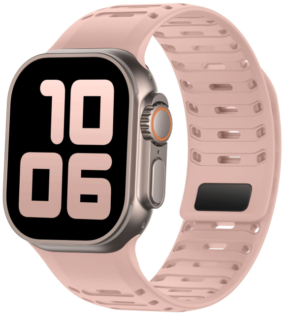 I000378 Apple Watch Band Magnetic Sport Strap Soft Silicone Breathable 42/44/45/46/49mm for S10