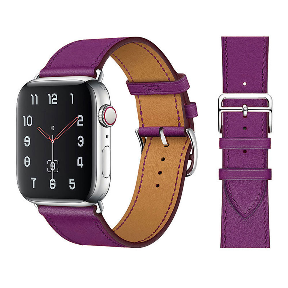 I000368 Apple Watch Replacement Strap Luxury Design, Leather Material Apple Watch Series 5/6/7