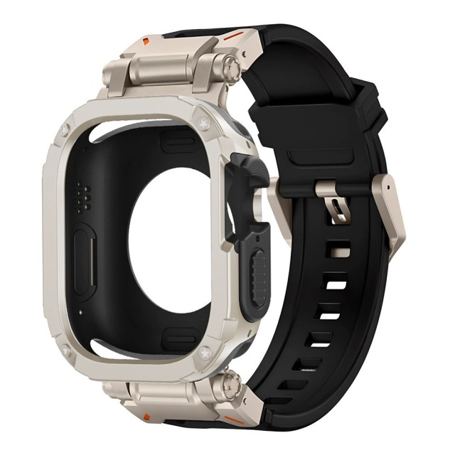 I000249 Watch Band with Case 2-in-1 Protective Strap Kit Soft TPU Breathable for Apple Watch