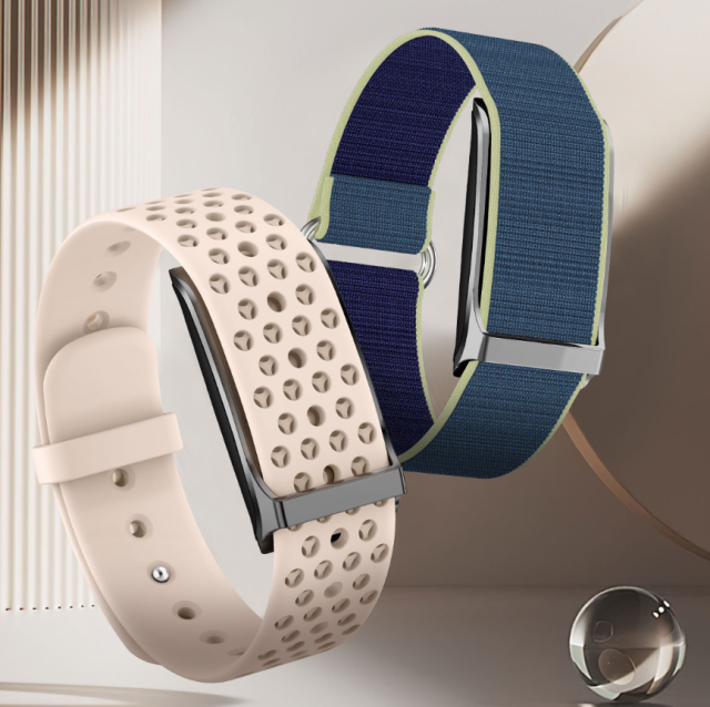 I000358 Smart Band Screenless Fitness Tracker Blood Pressure & Heart Rate Monitor Metal Body with Android OS