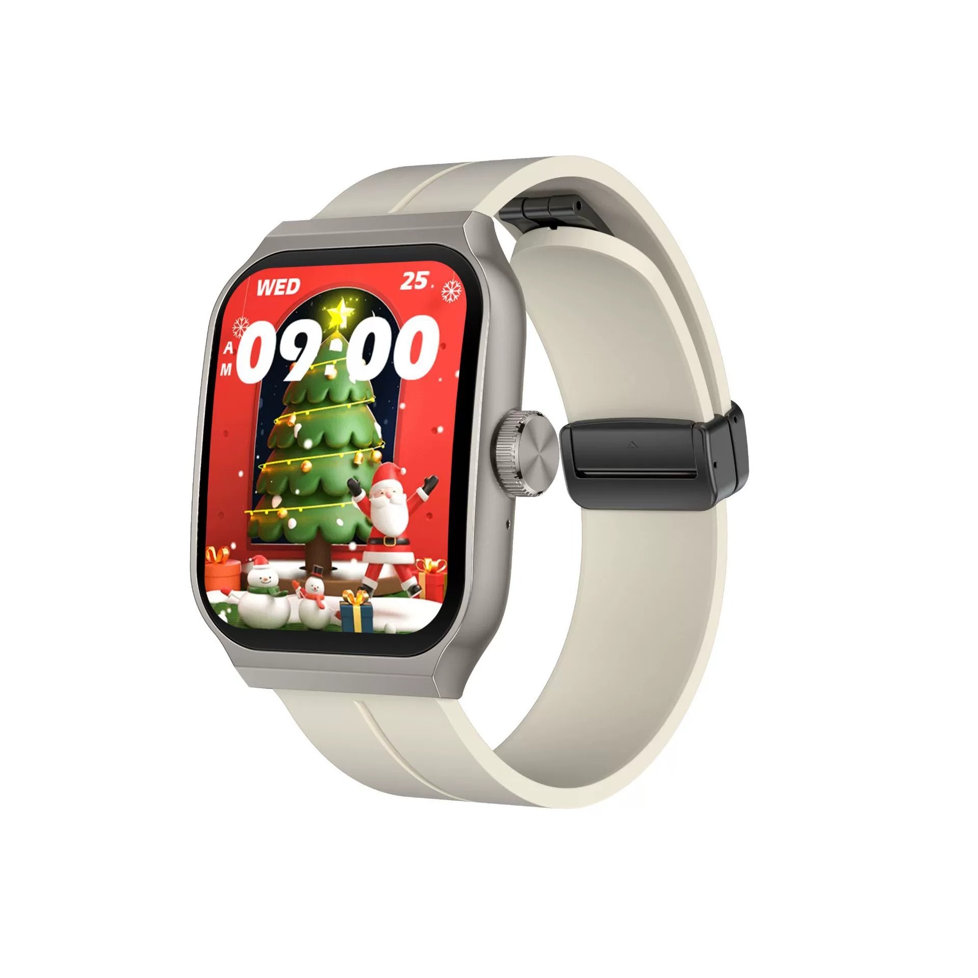 I000206 Smartwatch Curved Screen BT Calling Health Monitoring For IOS