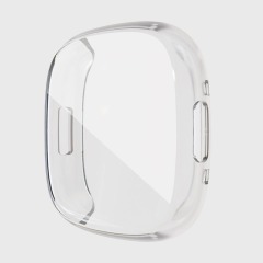 I000281 Watch Protective Case Soft TPU/Electroplating Shiny/Full Screen Protector/Bumper Design For Fitbit Versa 4/3/2