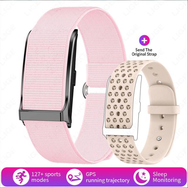 I000358 Smart Band Screenless Fitness Tracker Blood Pressure & Heart Rate Monitor Metal Body with Android OS