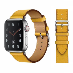I000368 Apple Watch Replacement Strap Luxury Design, Leather Material Apple Watch Series 5/6/7
