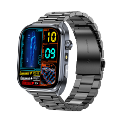 Black three-strand steel