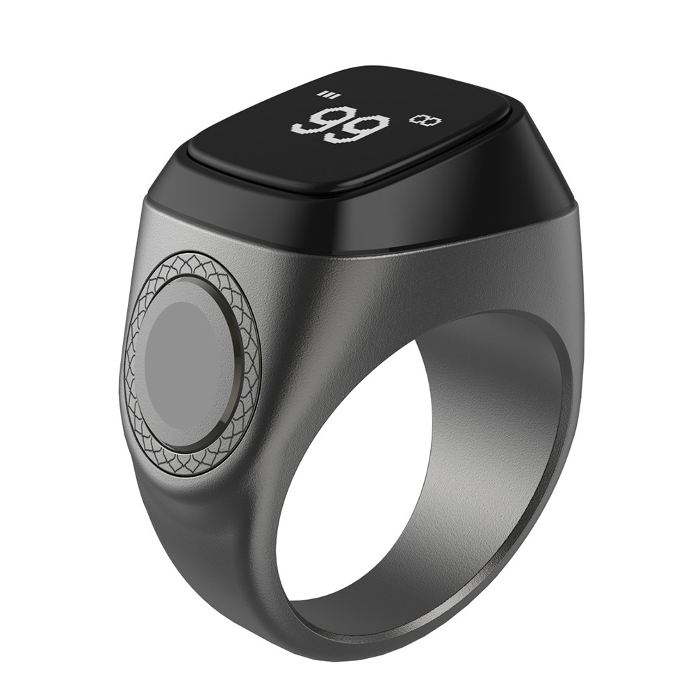 I000343 Iqibla Smart Zikr Ring Digital Tasbeeh Counter Electronic Tally