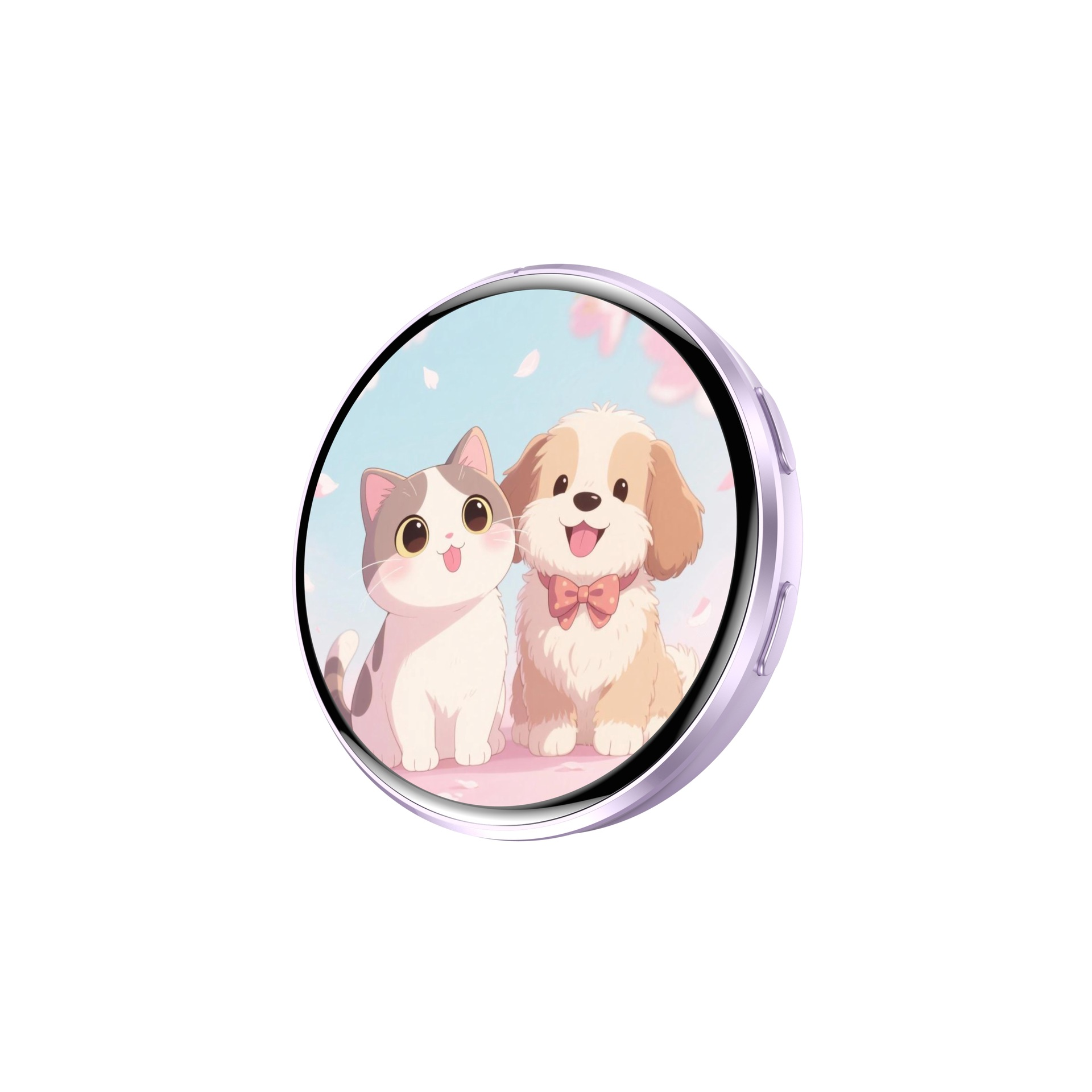I000363 Smart Dynamic Electronic Badge 1.7-inch HD Screen, Pixel Display, Photo/GIF/Animation/Video Transfer Universal Use