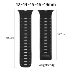 I000378 Apple Watch Band Magnetic Sport Strap Soft Silicone Breathable 42/44/45/46/49mm for S10