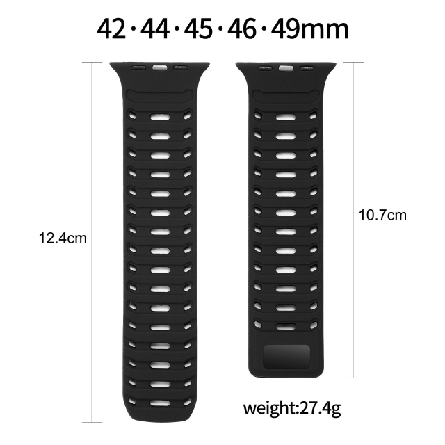 I000378 Apple Watch Band Magnetic Sport Strap Soft Silicone Breathable 42/44/45/46/49mm for S10