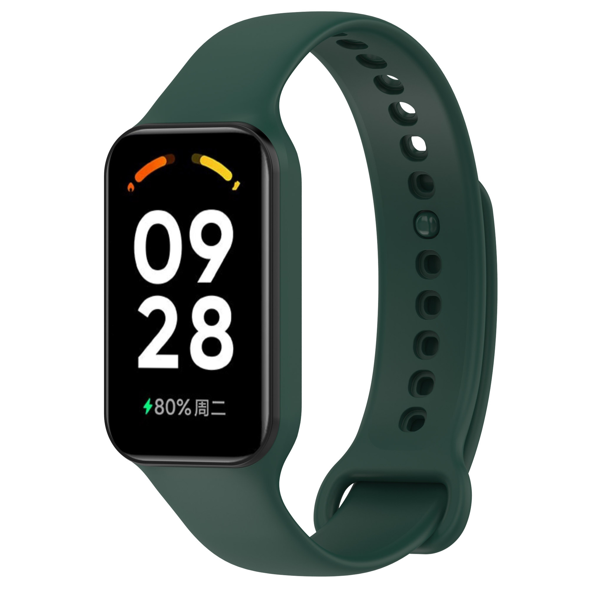 I000375 Xiaomi Redmi Band Replacement Strap Fashion Charms Design, Silicone Material, Rainbow Candy Color, Watch Accessories Xiaomi Redmi Band 2
