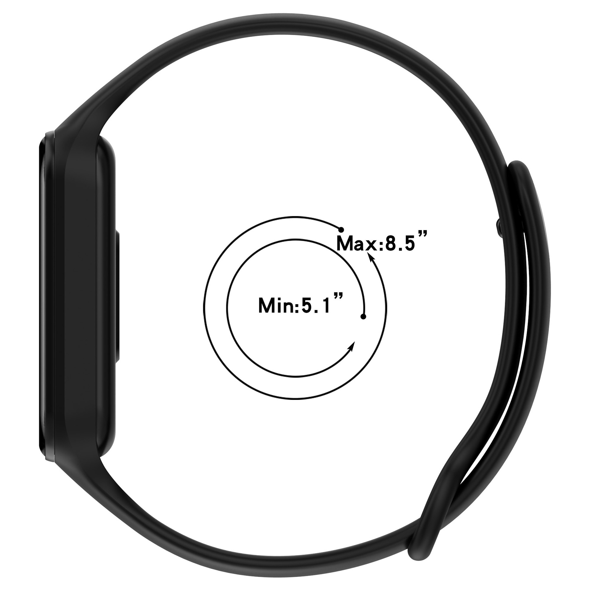 I000375 Xiaomi Redmi Band Replacement Strap Fashion Charms Design, Silicone Material, Rainbow Candy Color, Watch Accessories Xiaomi Redmi Band 2