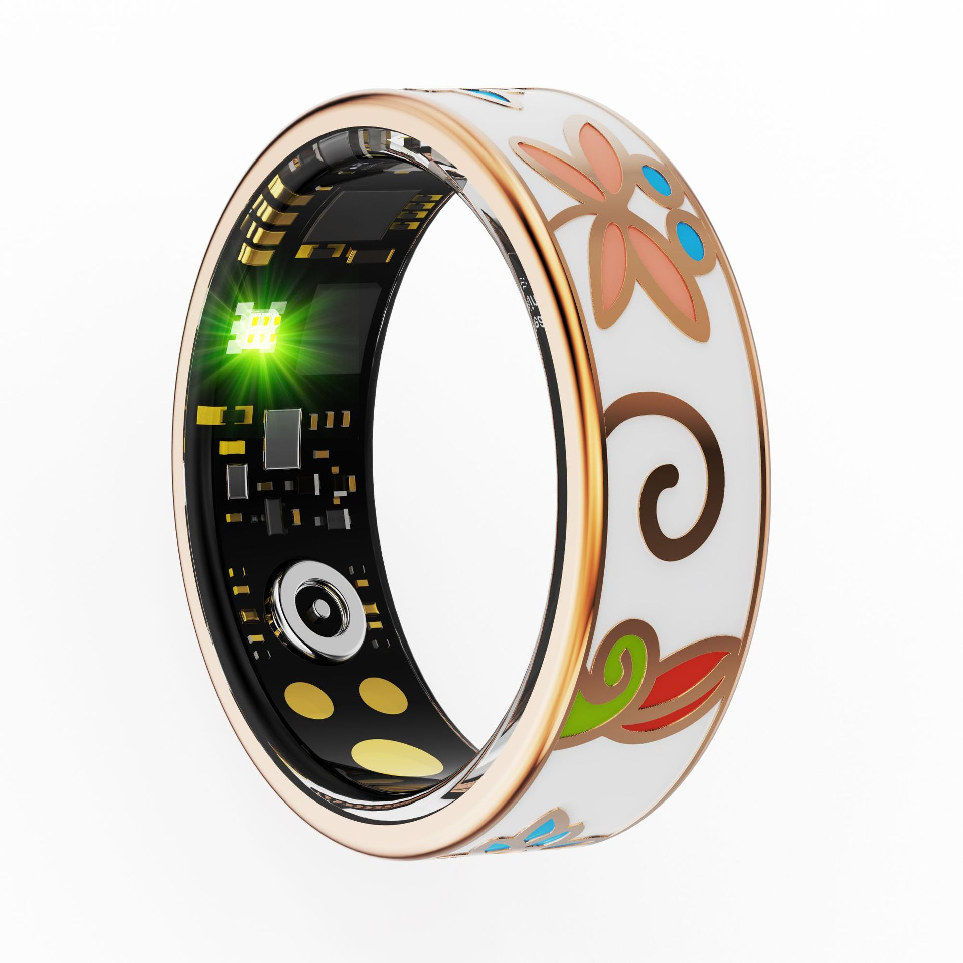 I000329 Ladies Smart Ring Health Tracker Sleep Monitoring Waterproof