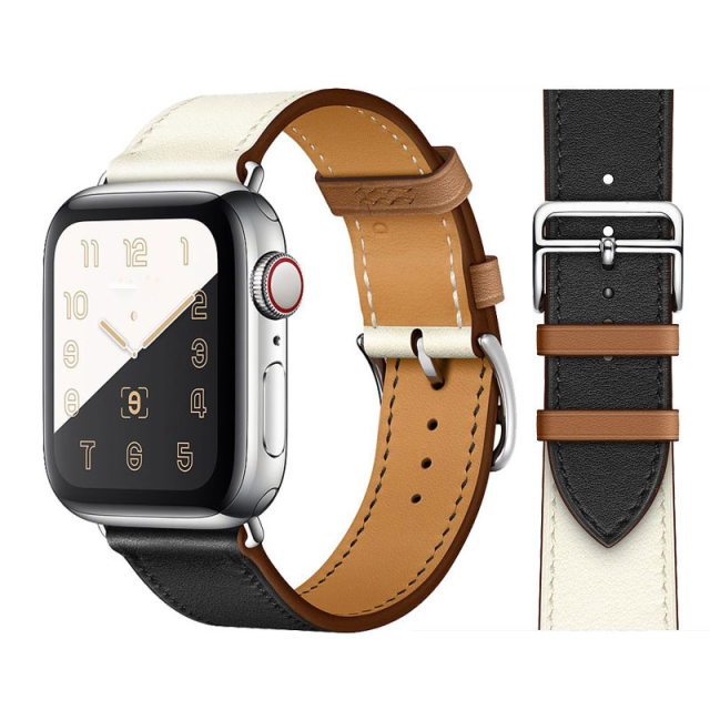 I000368 Apple Watch Replacement Strap Luxury Design, Leather Material Apple Watch Series 5/6/7