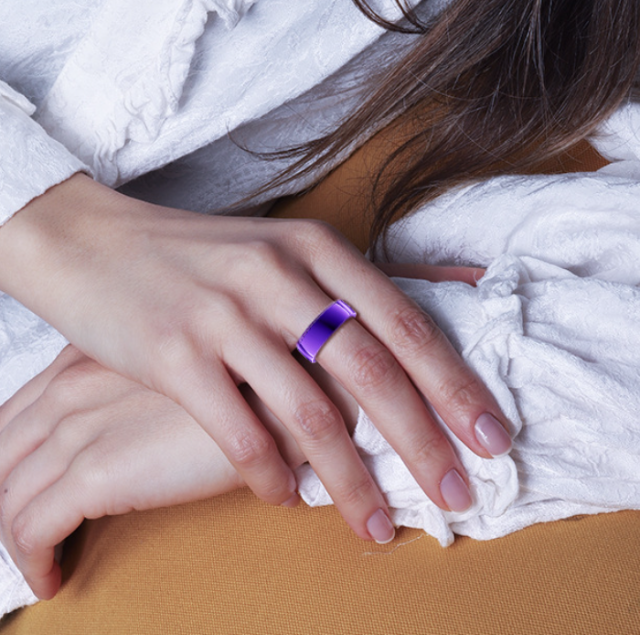 I000339 Smart Ring Fitness Tracker Sleep HeartRate Blood Pressure Monitor