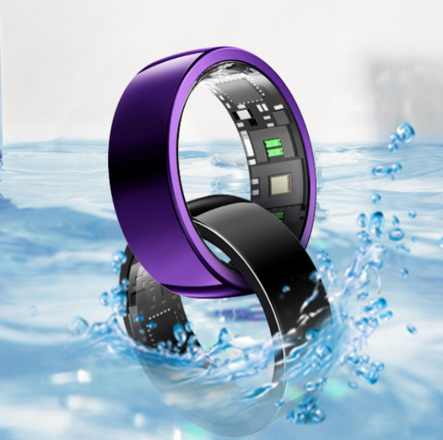 I000339 Smart Ring Fitness Tracker Sleep HeartRate Blood Pressure Monitor