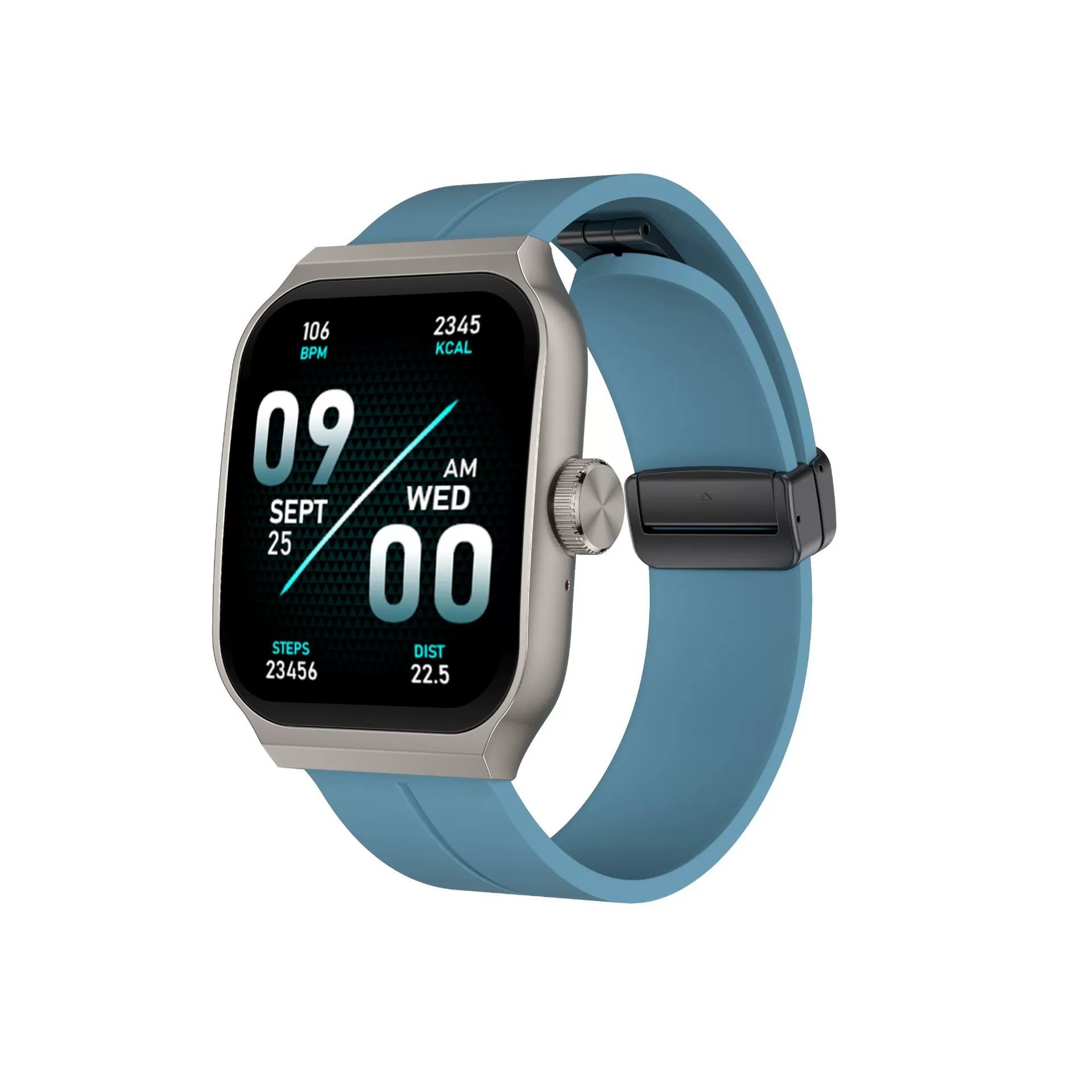 I000206 Smartwatch Curved Screen BT Calling Health Monitoring For IOS