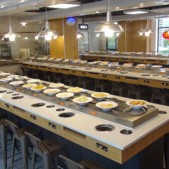 Rotating hot pot equipment