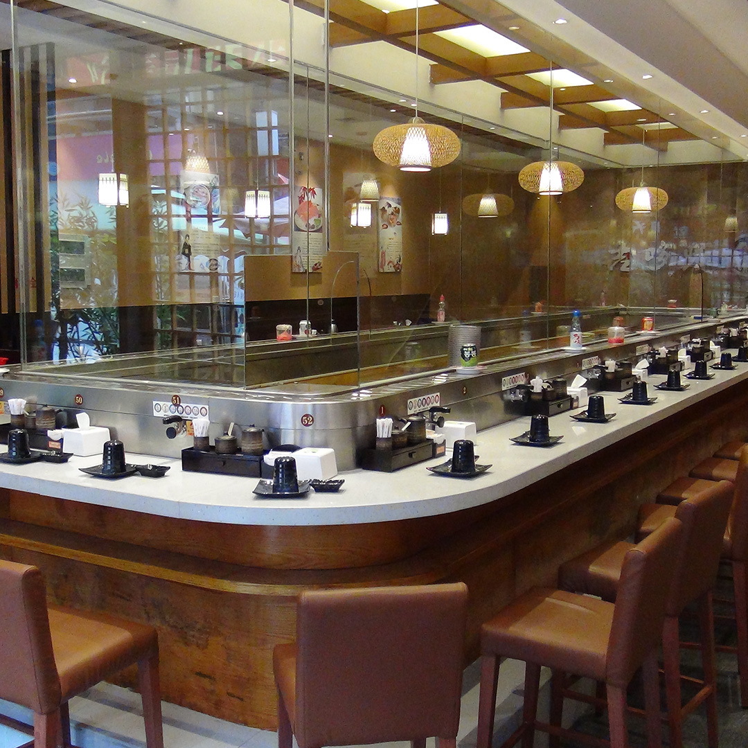 Revolving sushi equipment