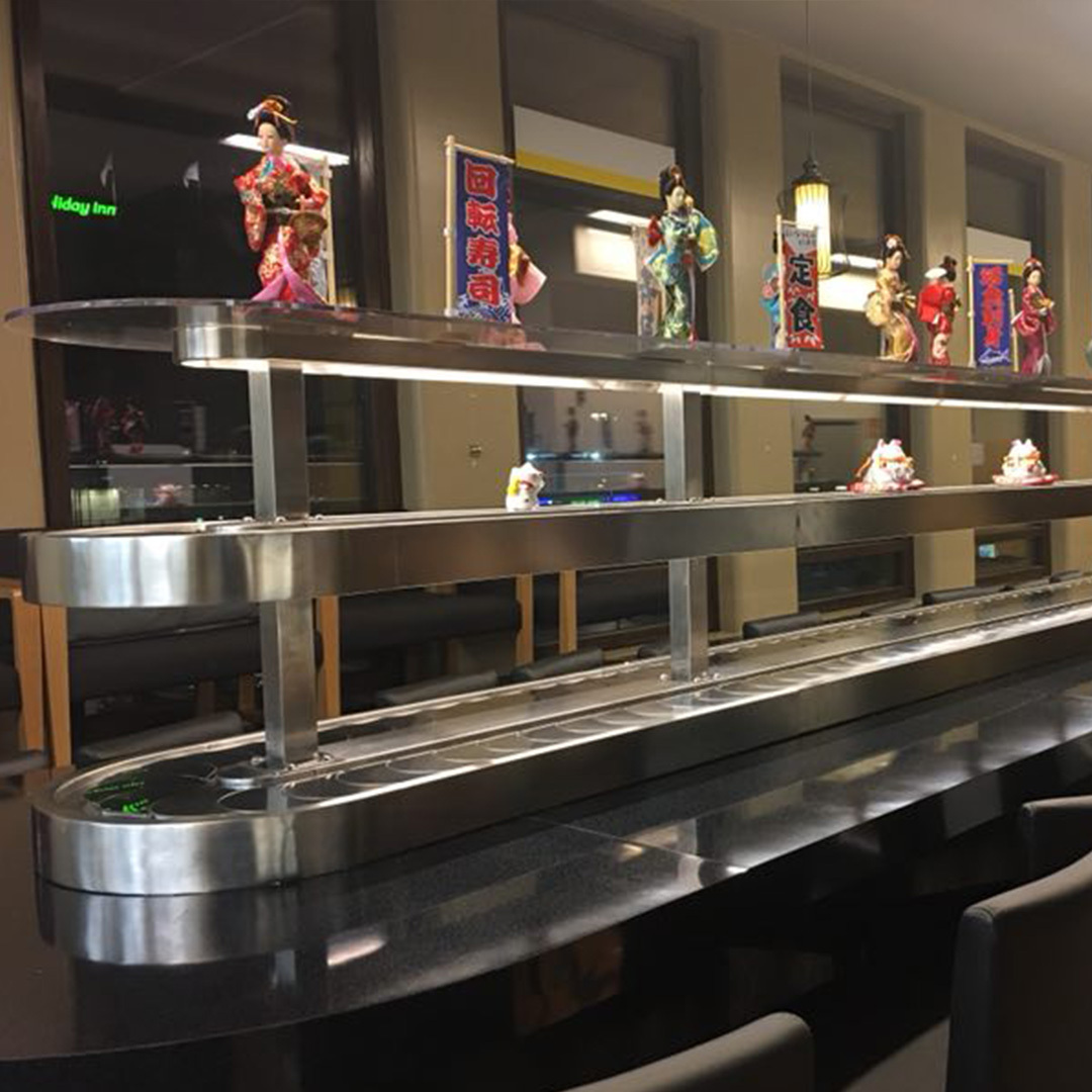Revolving sushi equipment