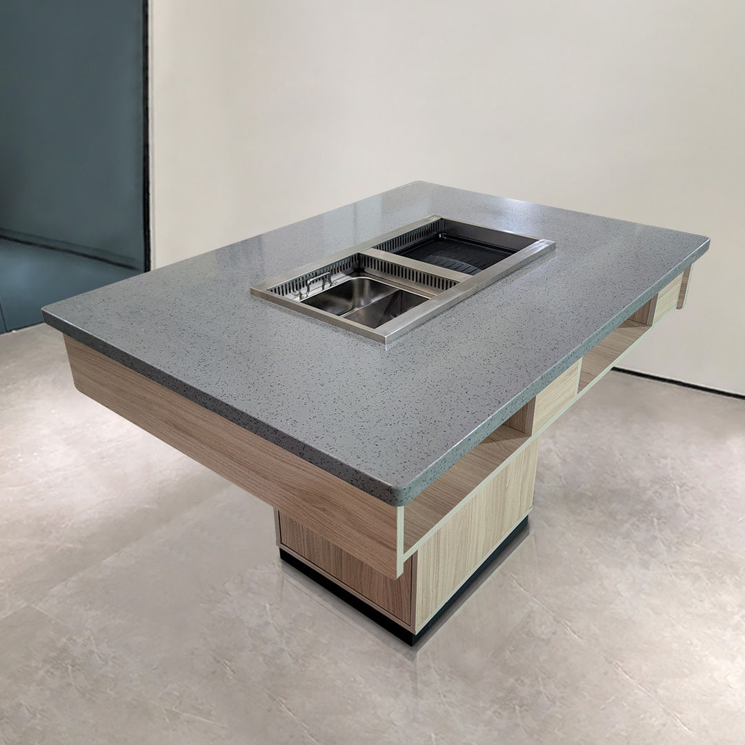 Grill-and-Hotpot Table