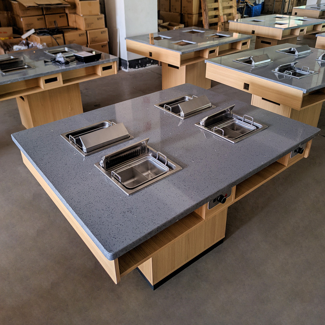 Smokeless Purifying Hotpot Table
